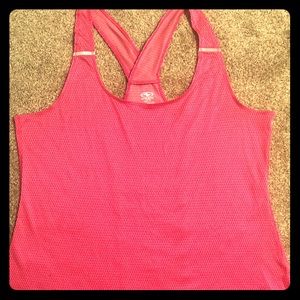 Women’s pink Athletic workout tank. Size large.